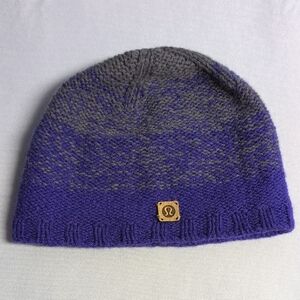 Lululemon Knit Beanie Blue and Gray